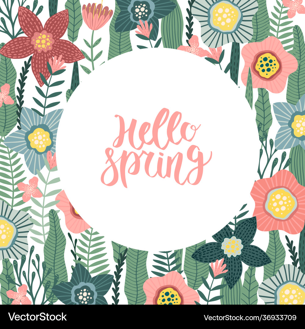 Abstract spring background with copy space Abstract spring background with copy space vector image