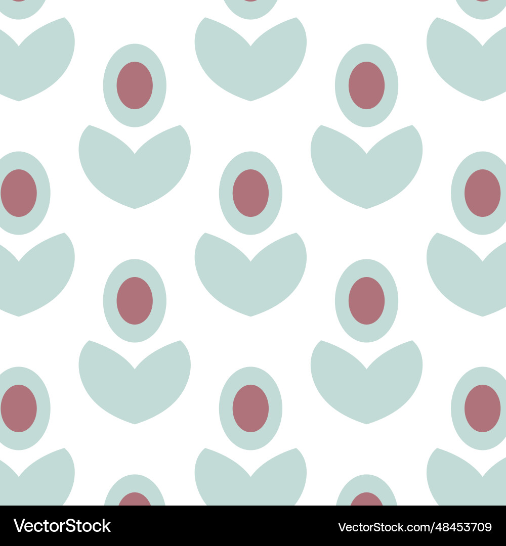 Background with a pattern of plant elements vector image
