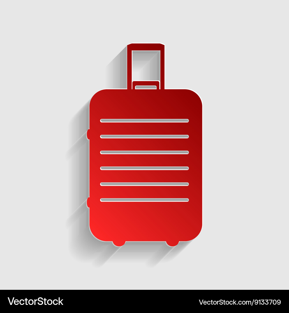 Baggage sign Royalty Free Vector Image - VectorStock