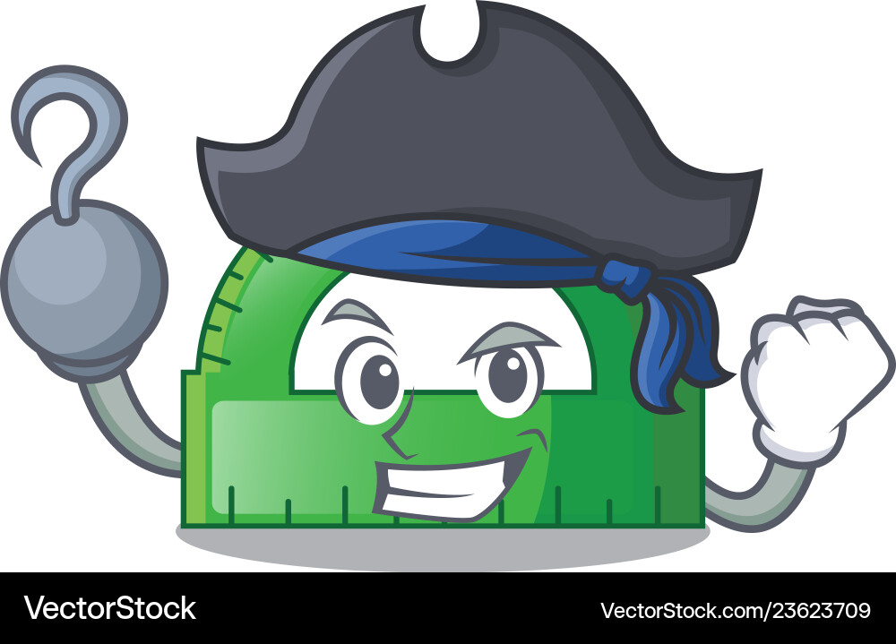 Pirate protactor in on the character shape Pirate protactor in on the character shape vector image