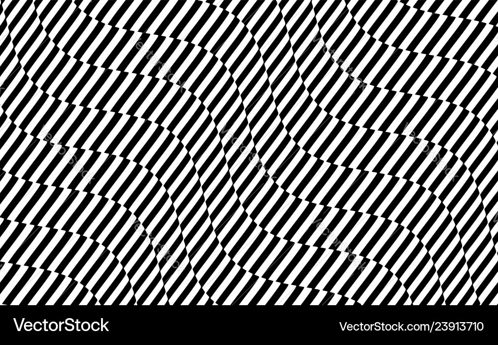 Black and white design pattern with optical Black and white design pattern with optical vector image