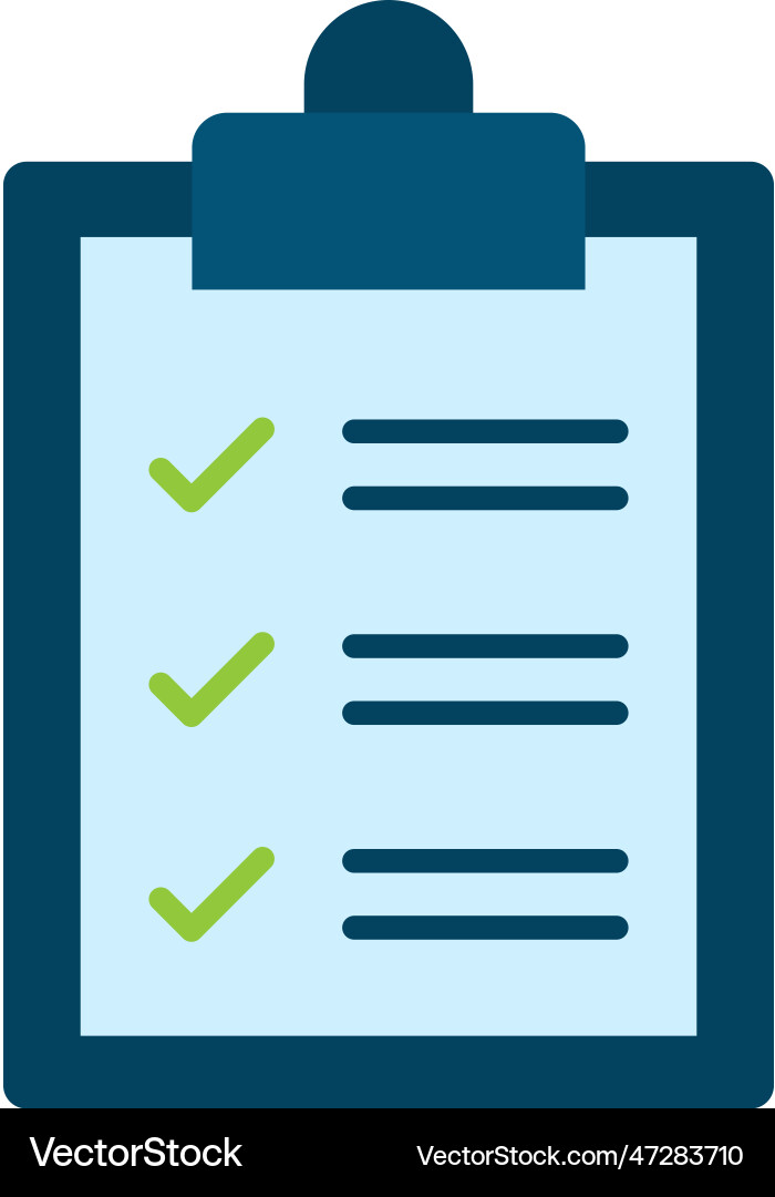 Check list icon image Vector Image