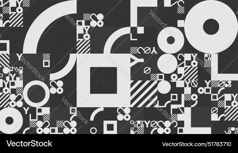 Complex modern geometric pattern abstract tech Complex modern geometric pattern abstract tech Vector Image