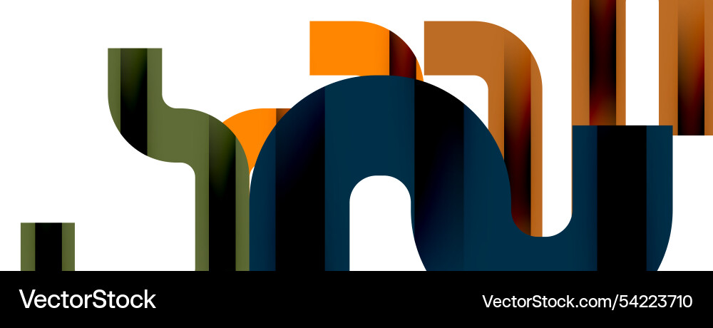 Dynamic waves flowing lines stripes Dynamic waves flowing lines stripes Vector Image