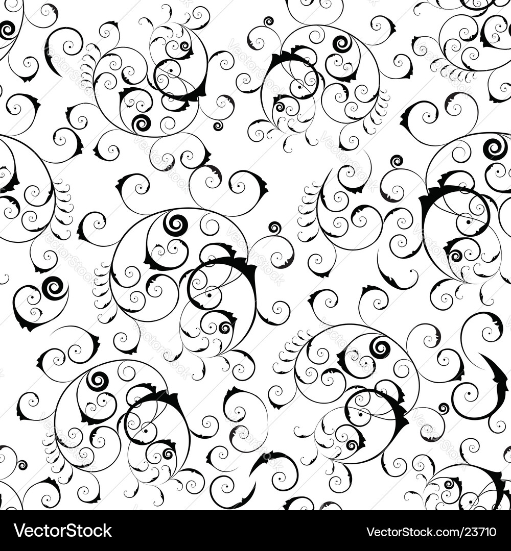Elegant Floral Pattern Vector Image