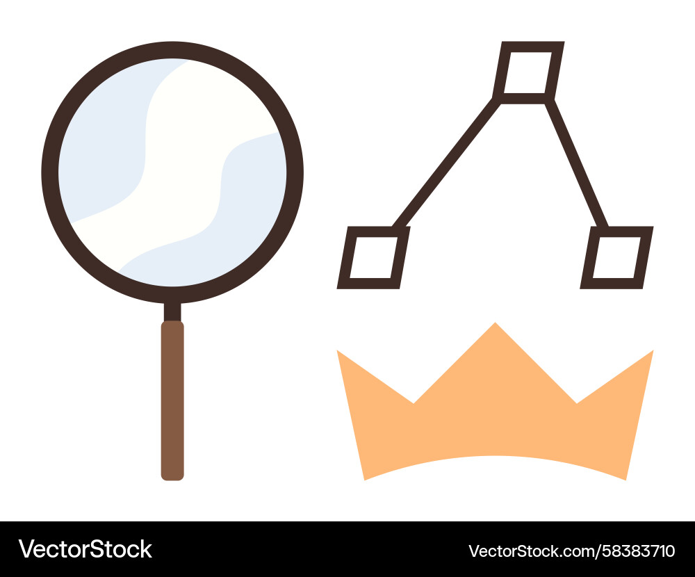 Hierarchy & Analysis Diagram Vector Image
