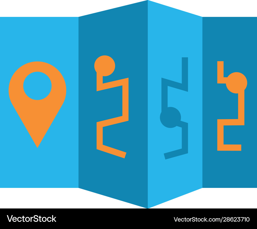 Isolated gps mark and map design Isolated gps mark and map design Vector Image