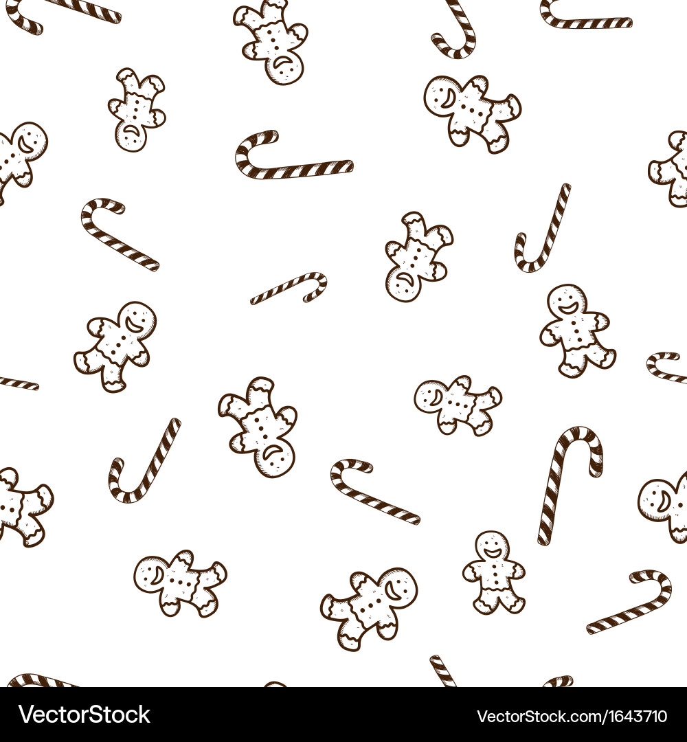 Seamless pattern of christmas and new year objects Seamless pattern of christmas and new year objects vector image