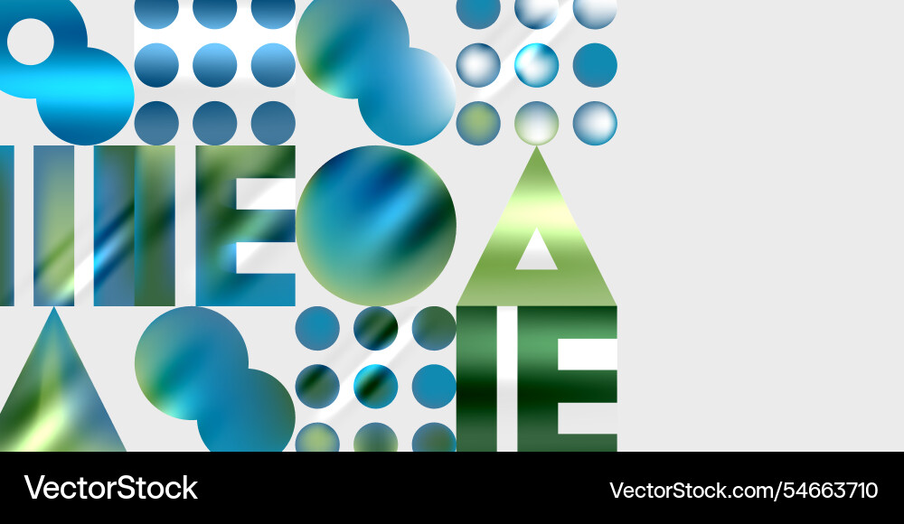 Triangles circles squares rectangles design Triangles circles squares rectangles design Vector Image