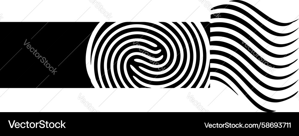 Abstract spiral wave pattern dynamic flow energy Vector Image