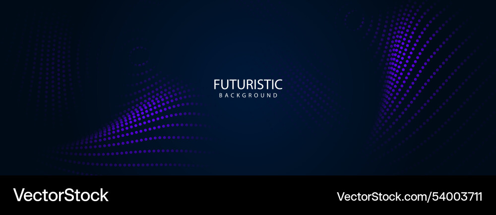 Background in futuristic data technology halftone Vector Image