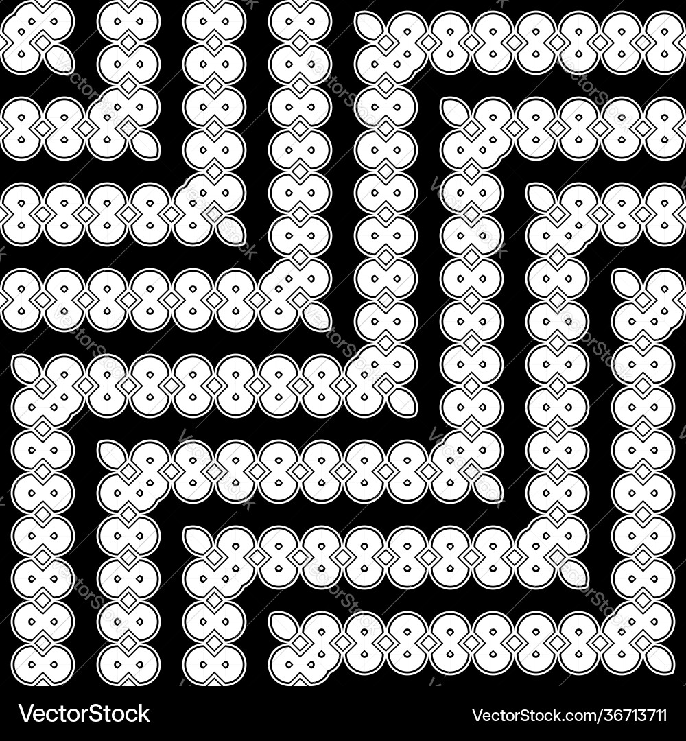 Design seamless monochrome zigzag pattern Design seamless monochrome zigzag pattern vector image