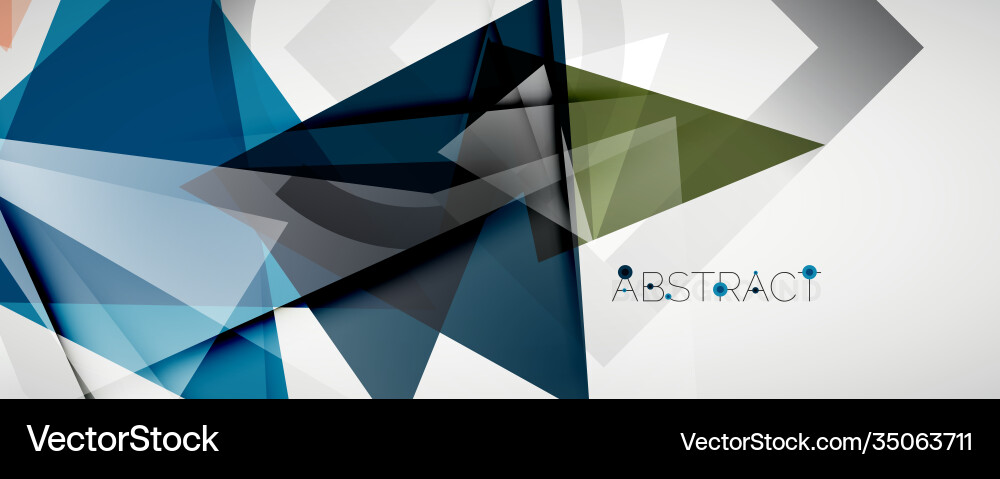 Geometric abstract background color triangle Geometric abstract background color triangle vector image