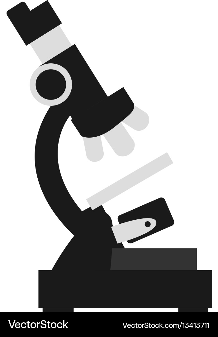Isolated microscope icon vector image