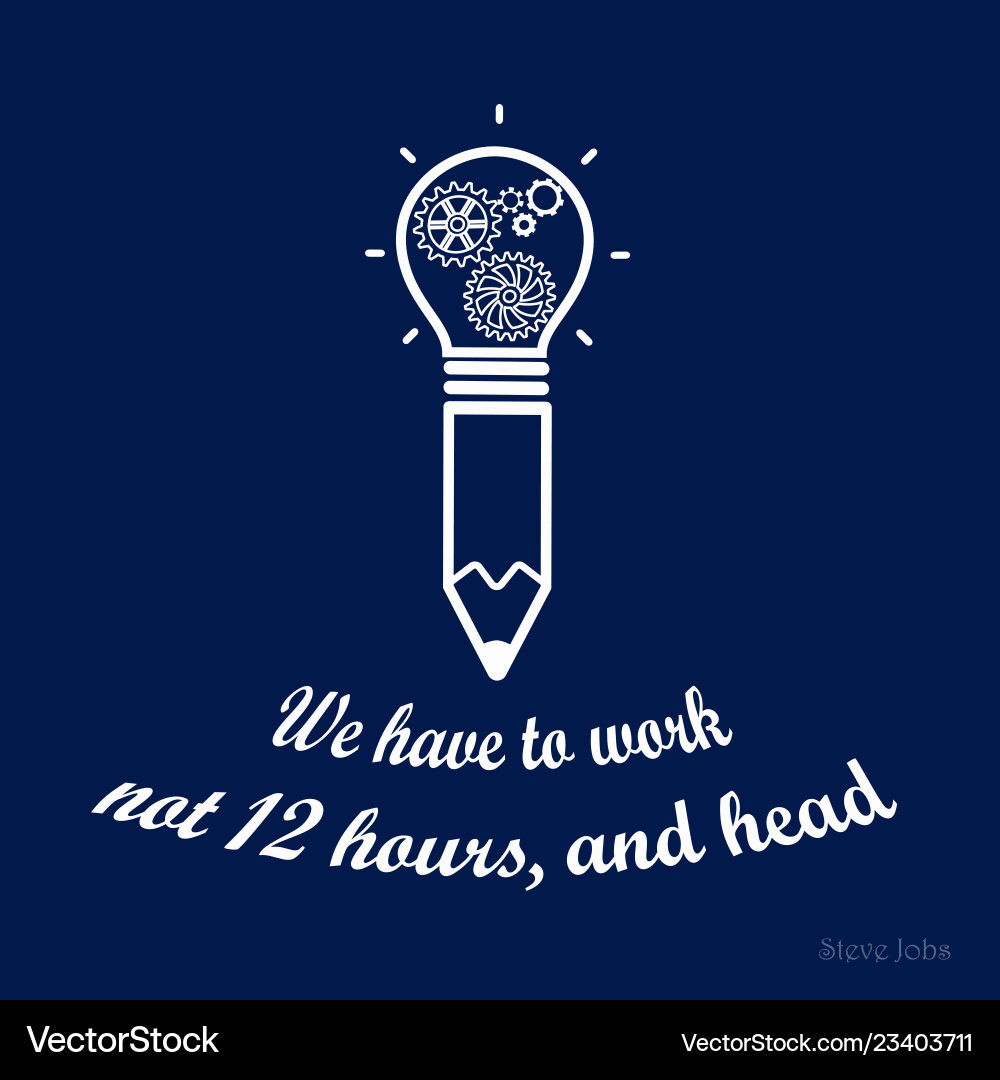 Pen idea concept notion thought message Vector Image