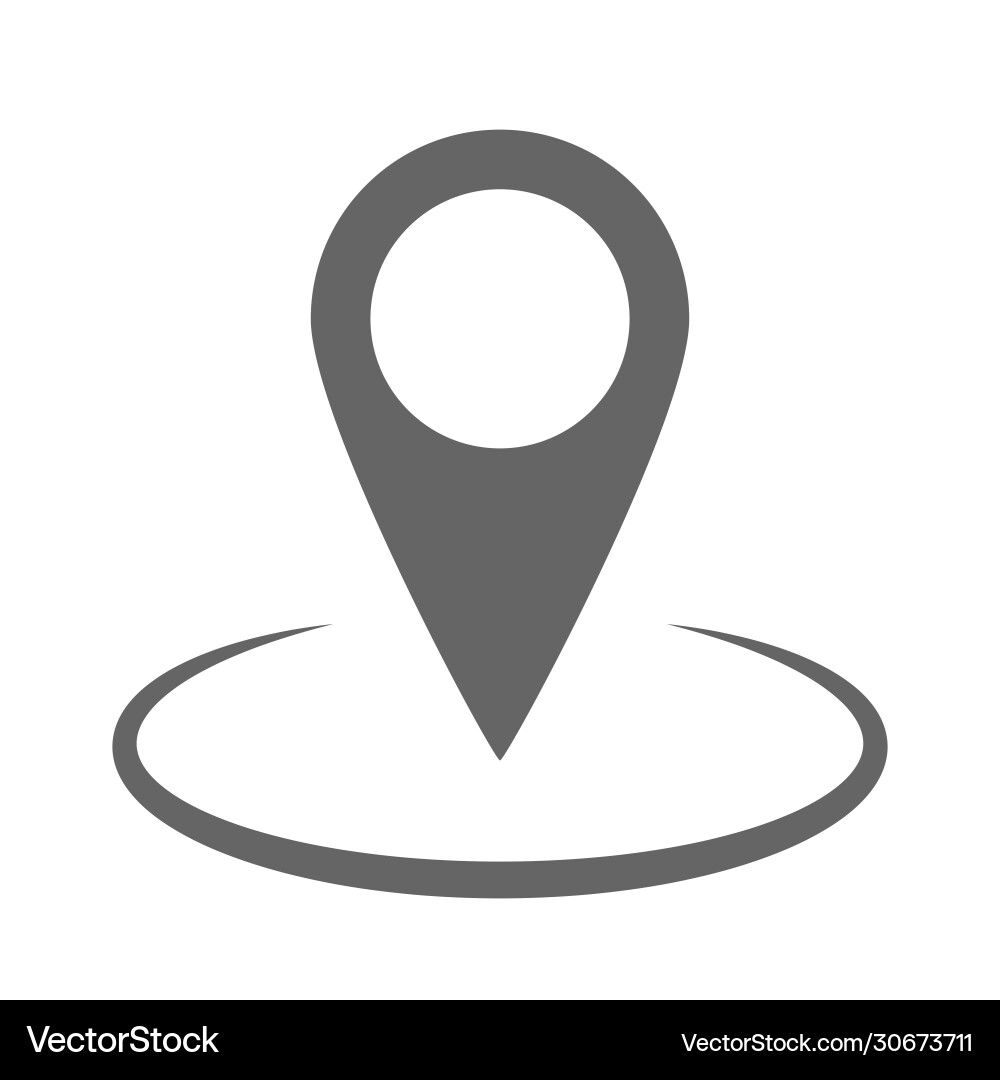 Pin tag pointer for map location mark icon geo Pin tag pointer for map location mark icon geo vector image
