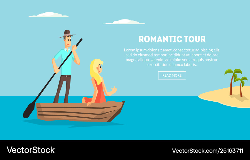 Romantic tour love couple travel together happy Romantic tour love couple travel together happy vector image