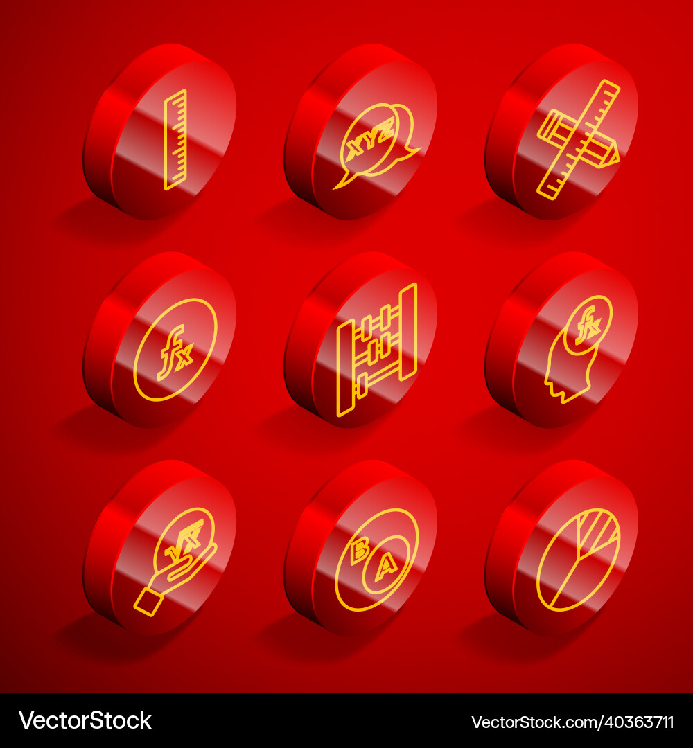 Set line ruler xyz coordinate system crossed Set line ruler xyz coordinate system crossed vector image