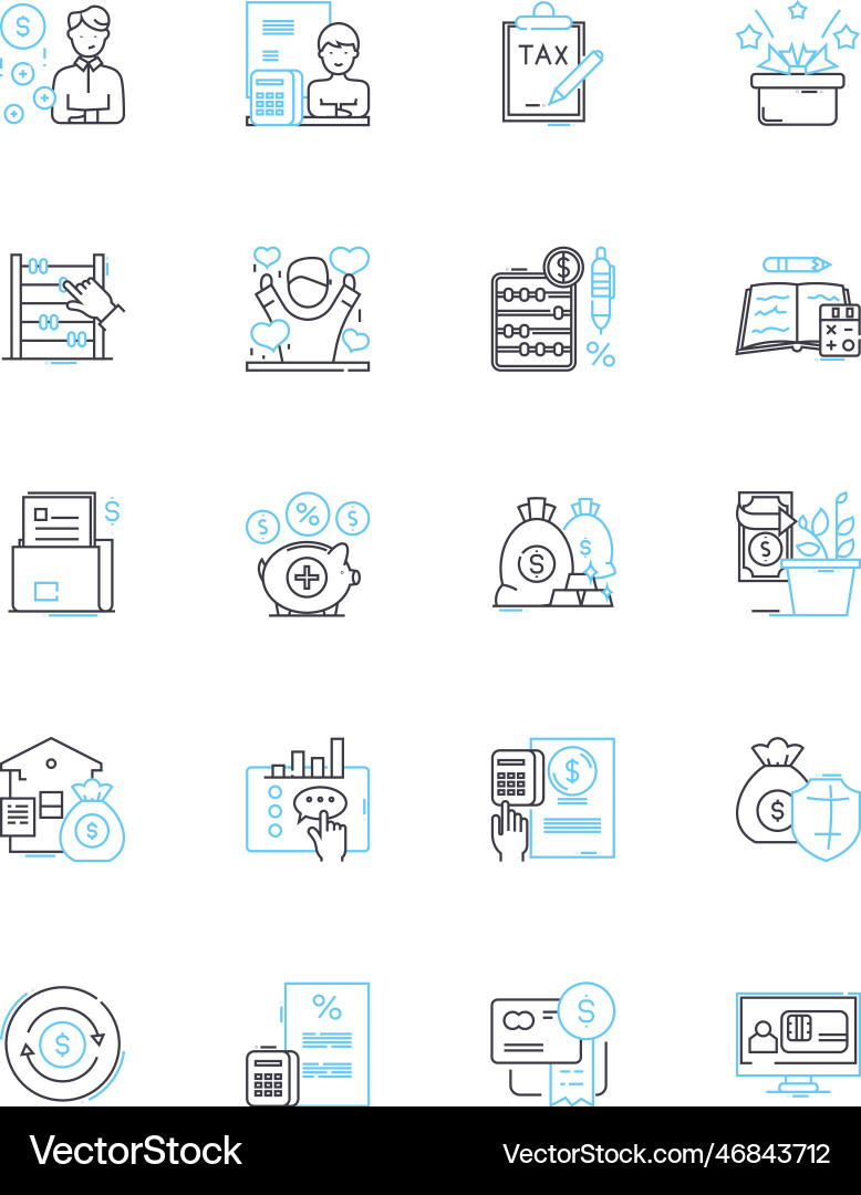 Agile Methode lineare Icons setzen iterative scrum Agile Methode lineare Icons setzen iterative scrum vektorbild