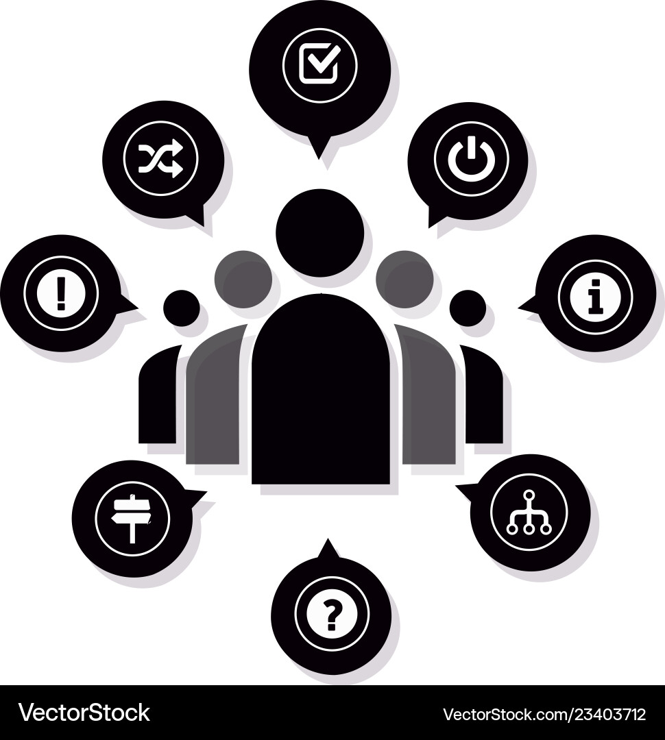 Expert systems idea concept notion thought Vector Image