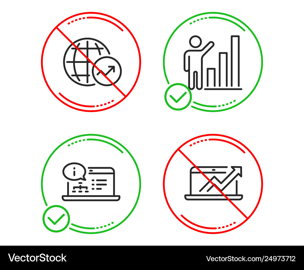 Graph chart online documentation and world Graph chart online documentation and world vector image