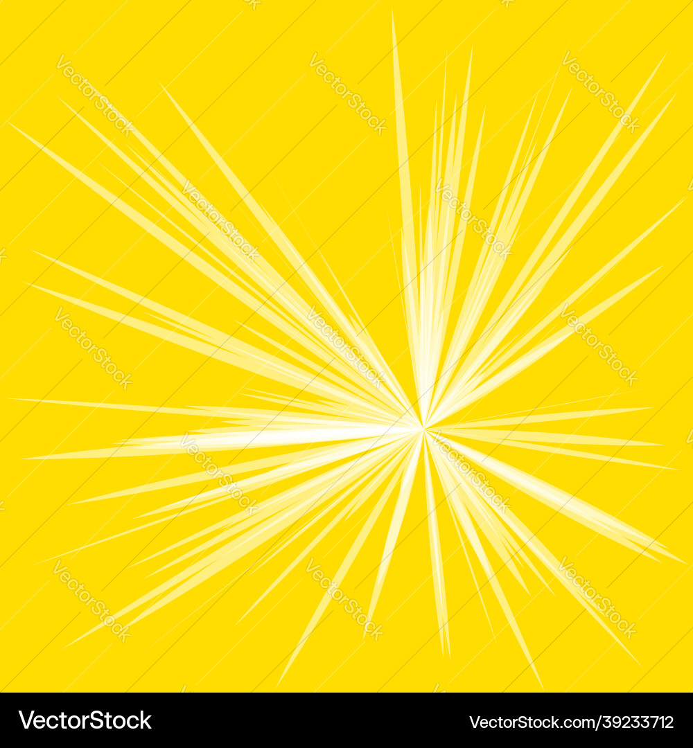 Radial radiating dynamic rays beams lines Vector Image