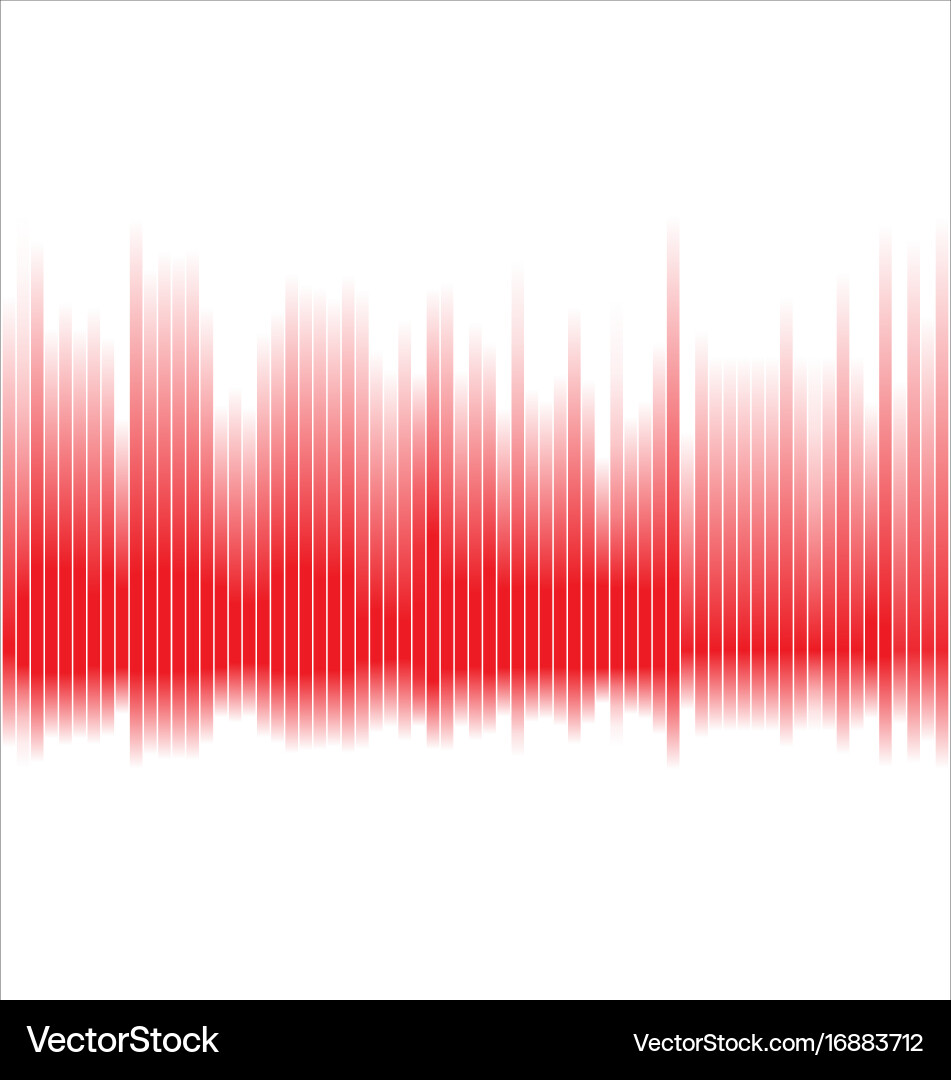 Red Spectrum Gradient Background vector image