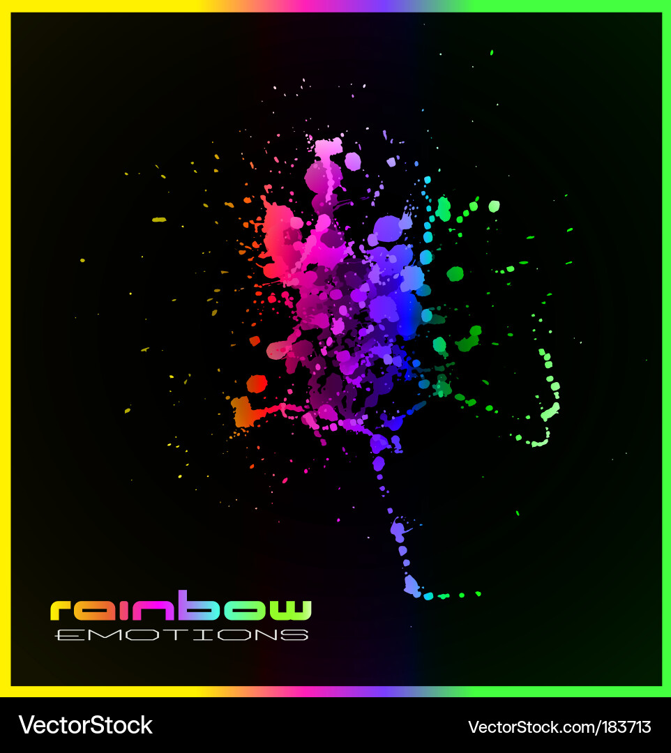 Abstract Liquid Splatter Background Vector Image