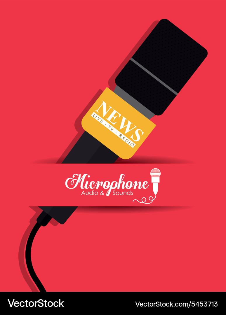 Broadcasting Vector Broadcasting design Royalty Free Vector Image - VectorStock