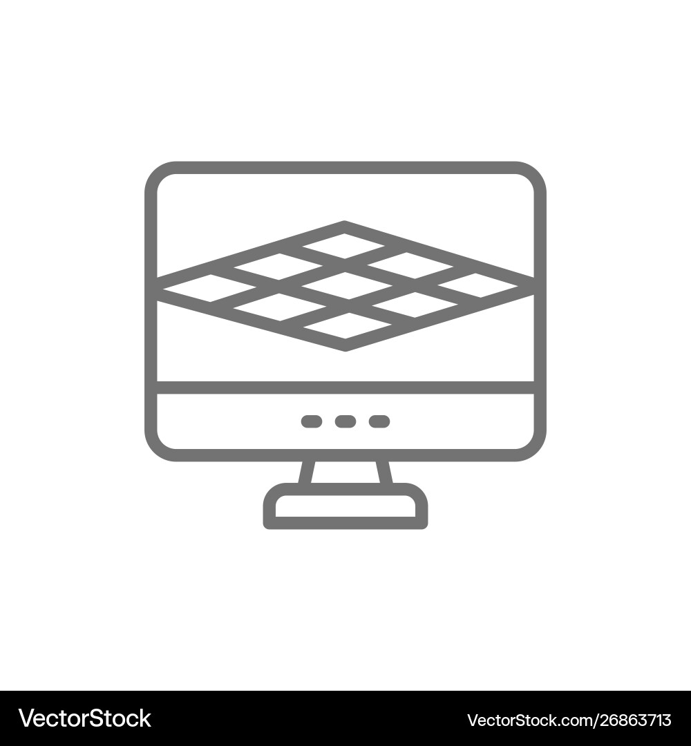 Computer program for 3d printer product Computer program for 3d printer product vector image