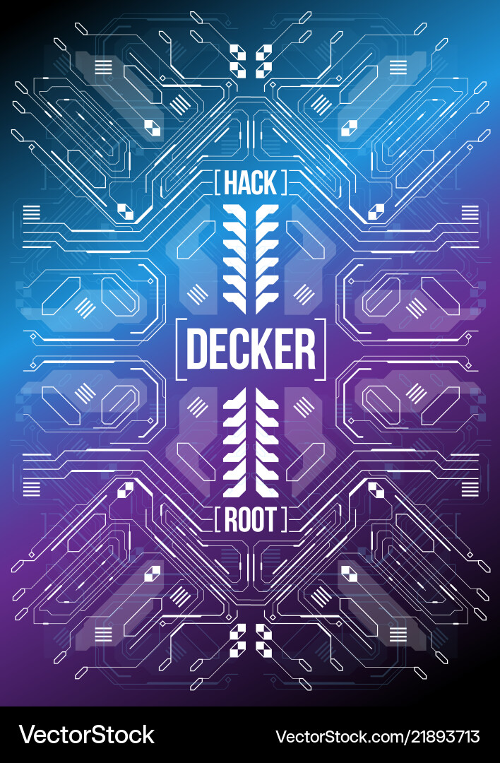 Cyberpunk futuristic poster tech abstrakt Cyberpunk futuristic poster tech abstrakt vektorbild