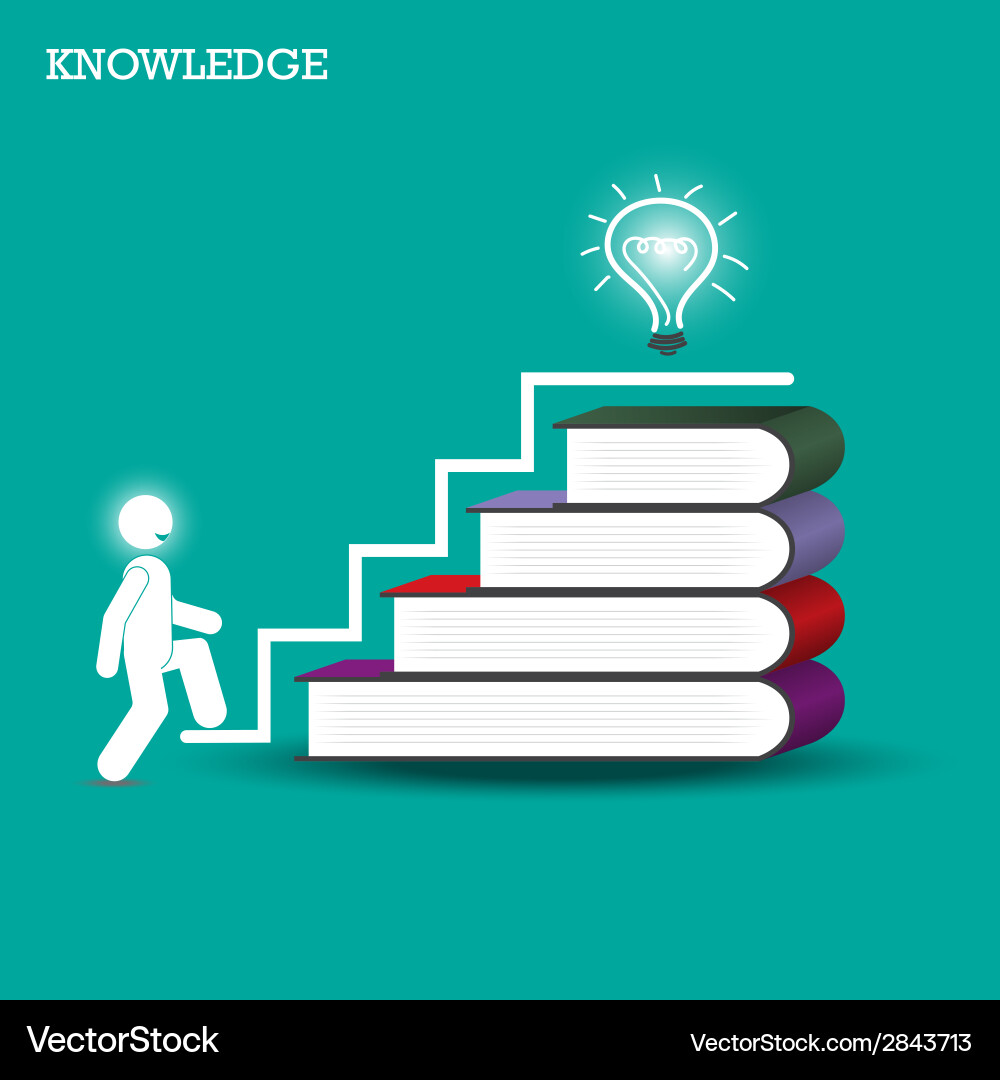 Learning and Success Concepts vector image