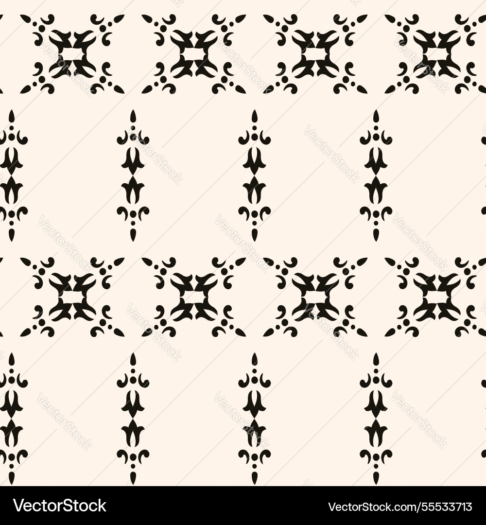 Minimal geometric seamless pattern Vector Image