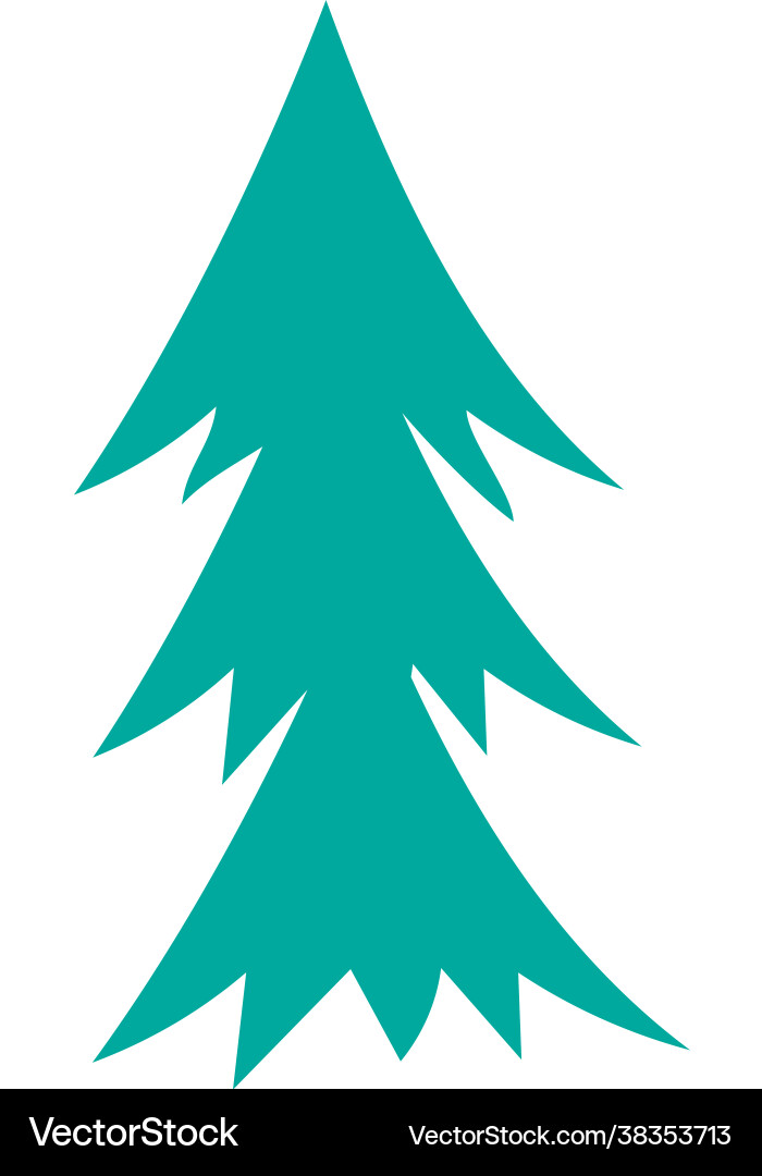 Pine tree icon design template isolated Vector Image