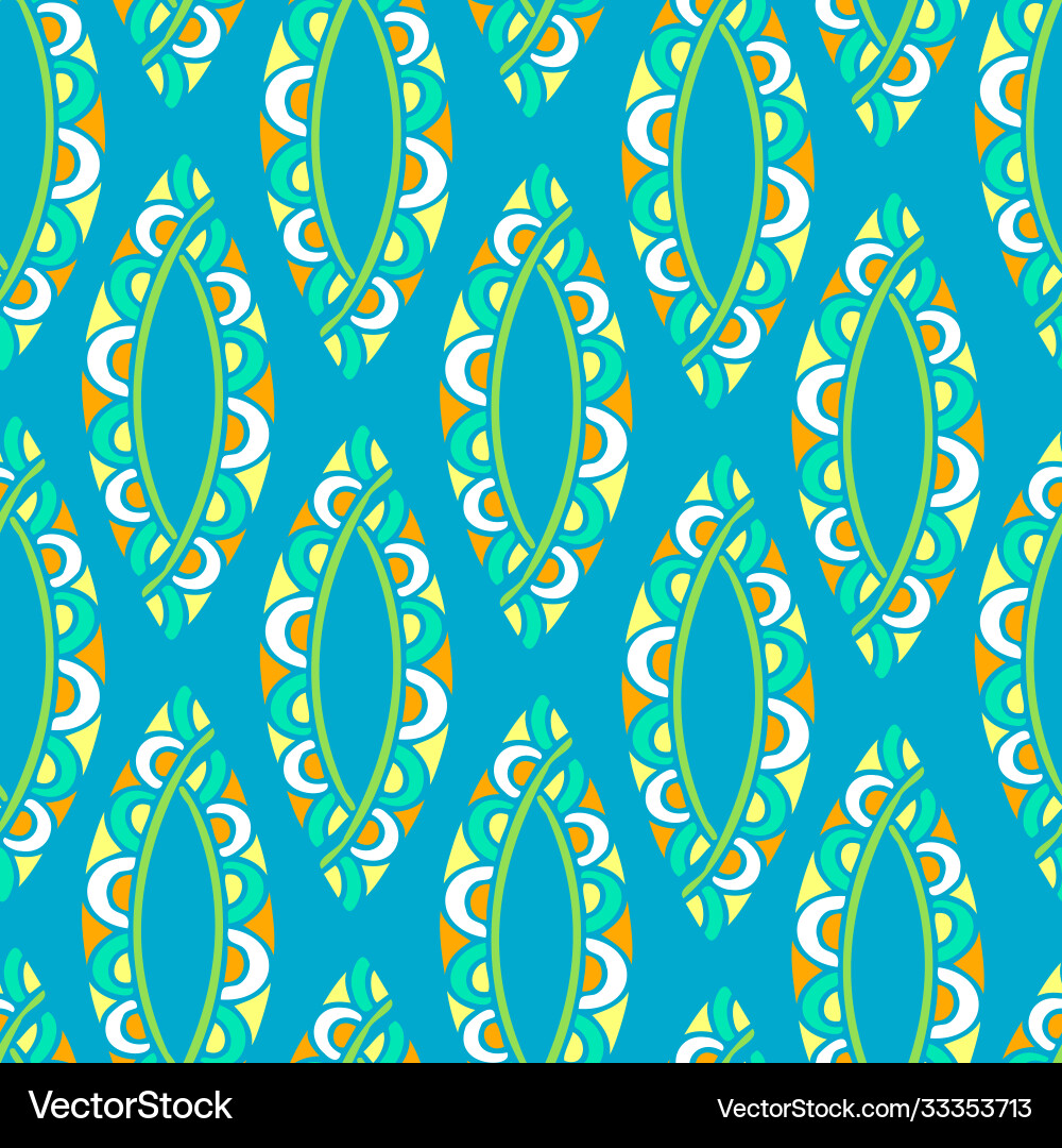 Seamless pattern with abstract geometric Vector Image