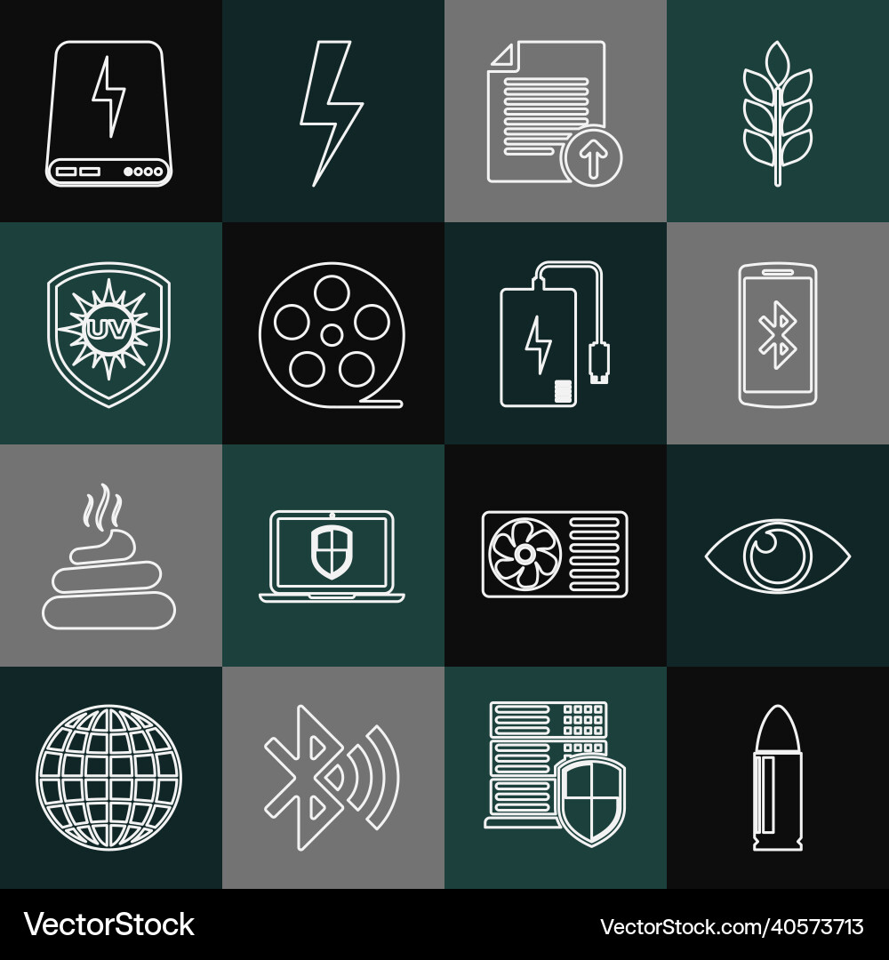 Set line bullet eye smartphone with upload file Set line bullet eye smartphone with upload file vector image