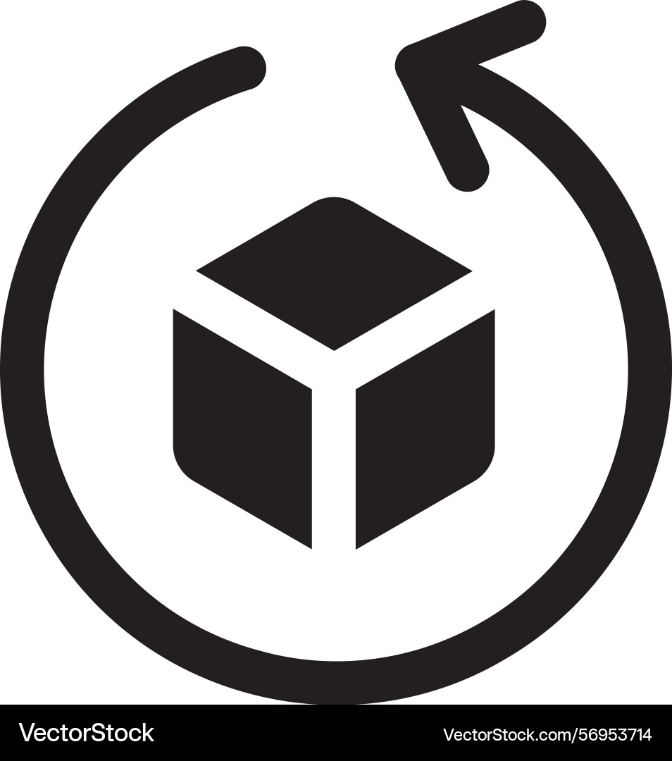 Rotate object icon design Vector Image