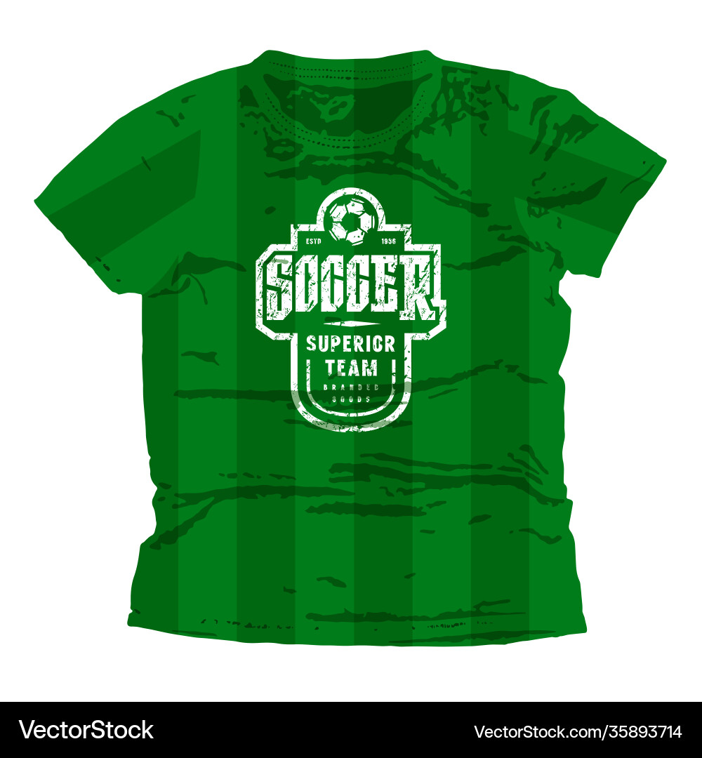 Soccer Team Emblem - Superior vector image
