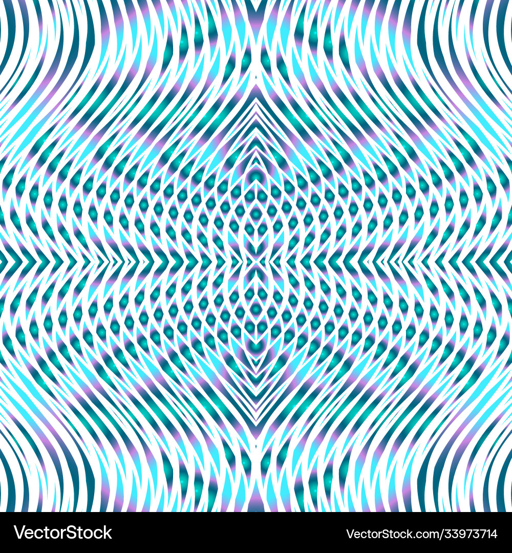 Symmetrical mystical linear light abstract Vector Image