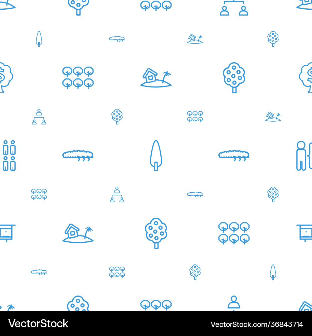 Tree icons pattern seamless white background Tree icons pattern seamless white background Vector Image
