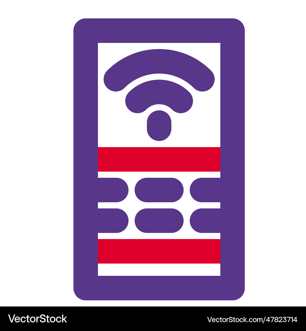 Voice assistant a wi-fi enabled smart device vector image
