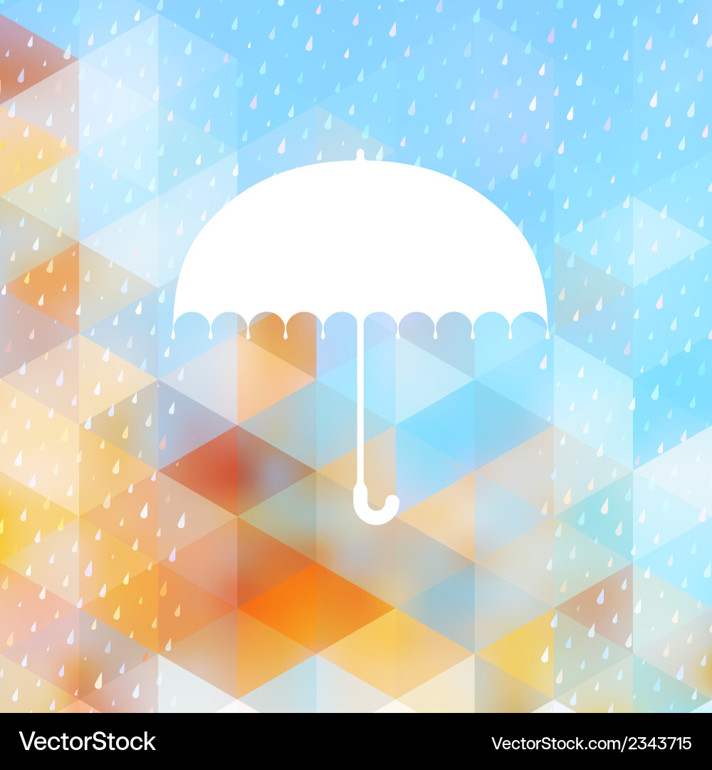 Abstract background with rain pattern eps 10 Vector Image