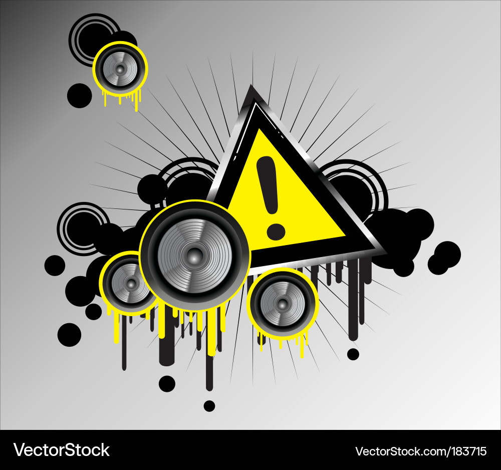 Dynamic Music Event Background vector image