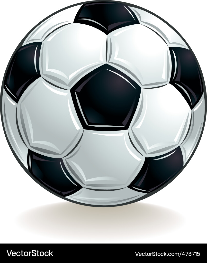 Soccer ball Royalty Free Vector Image - VectorStock