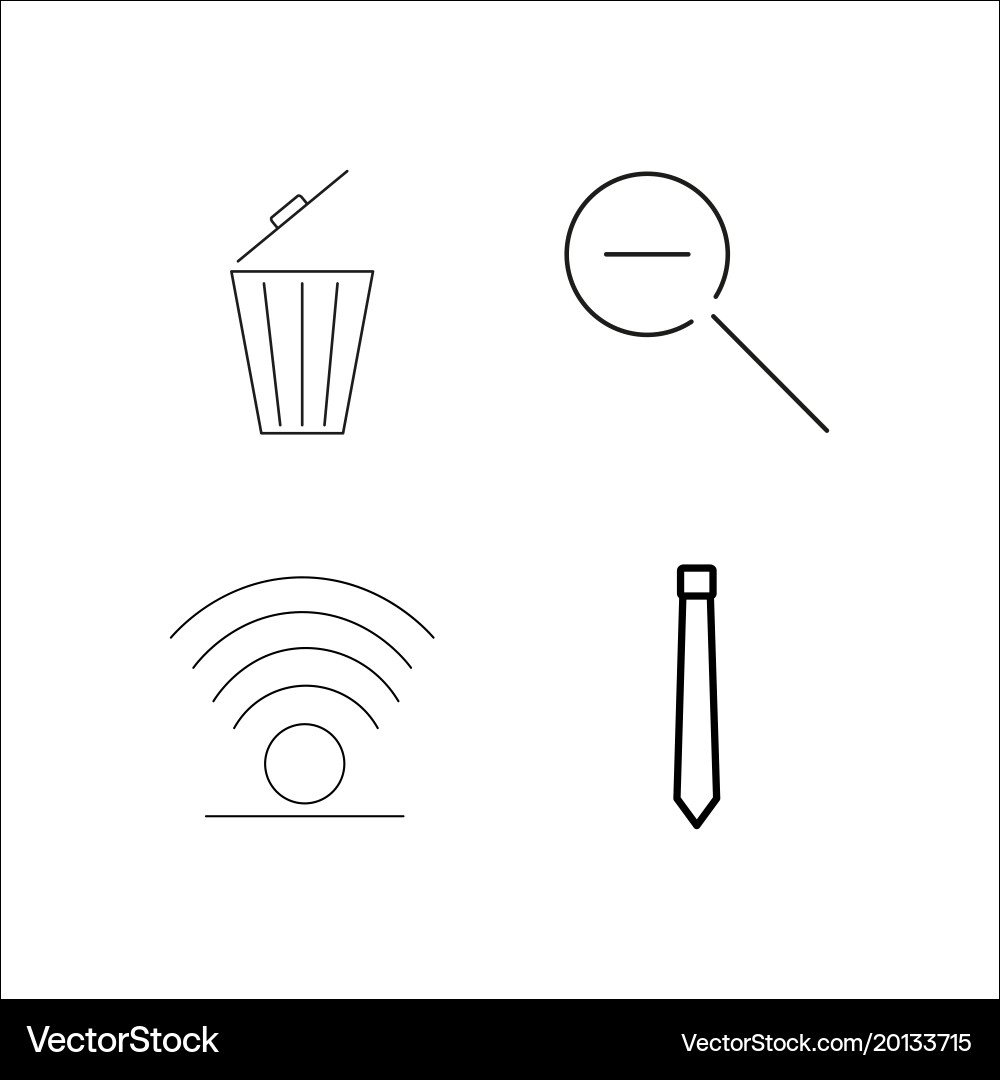 Web einfache lineare Icon setsimple Umriss Icons vektorbild