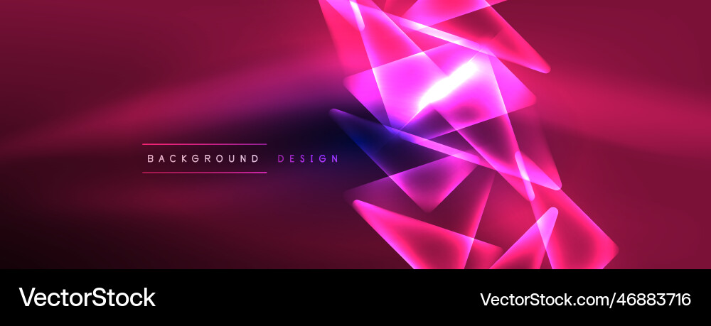 Neon lights hacking geometric background virtual Neon lights hacking geometric background virtual vector image