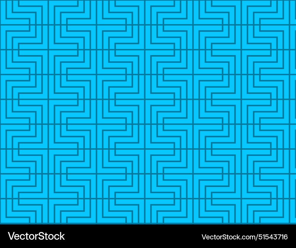 Seamless pattern design with different shapes vector image