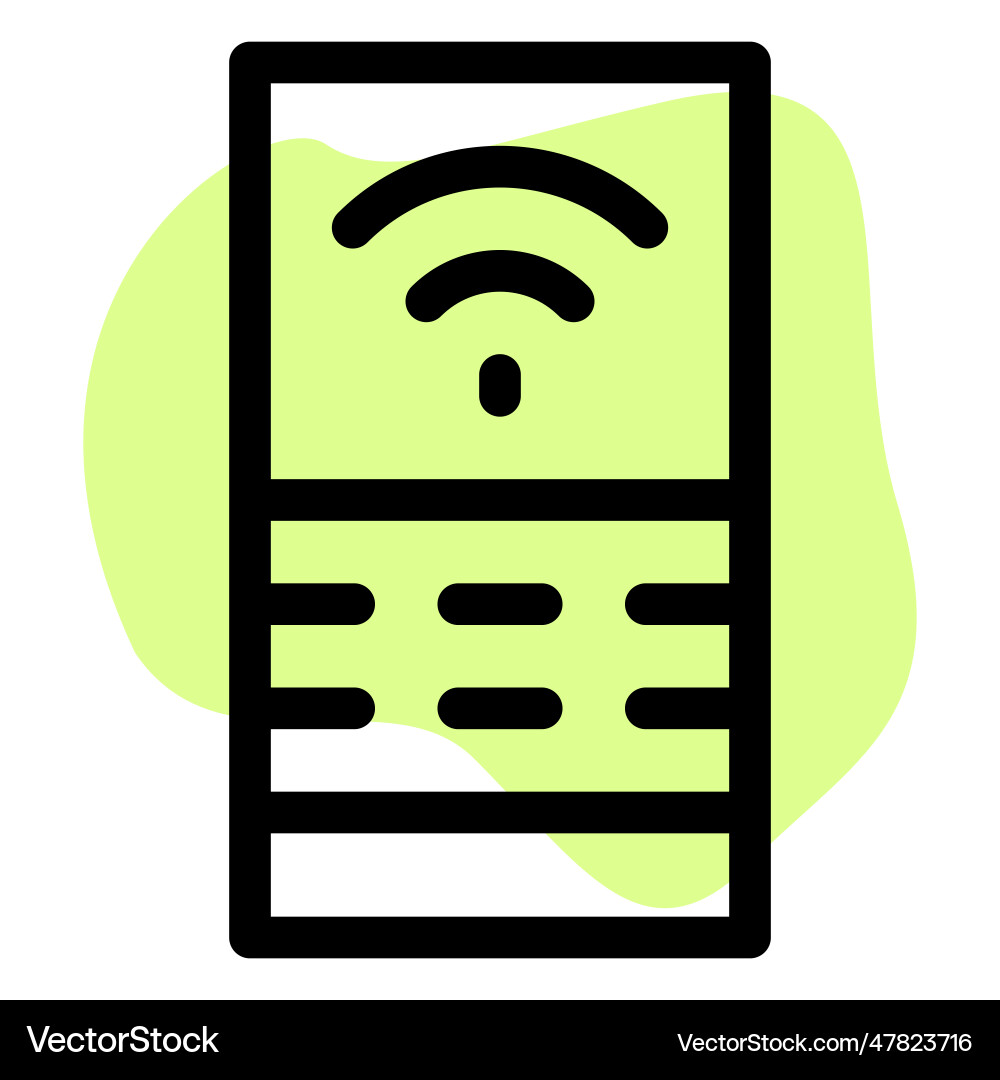 Voice assistant a wi-fi enabled smart device vector image