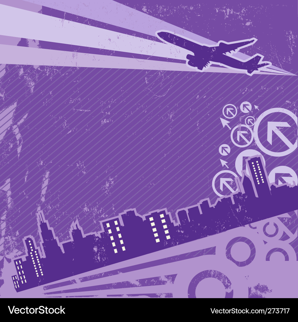 Abstract city Royalty Free Vector Image - VectorStock