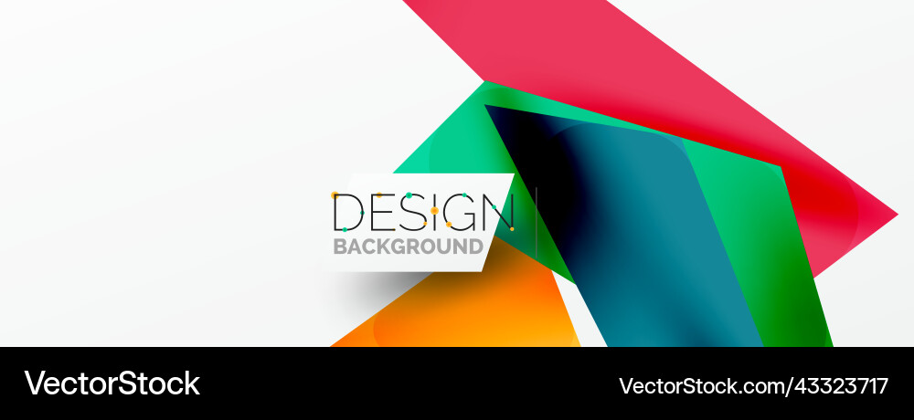 Background abstract overlapping shapes minimal Vector Image